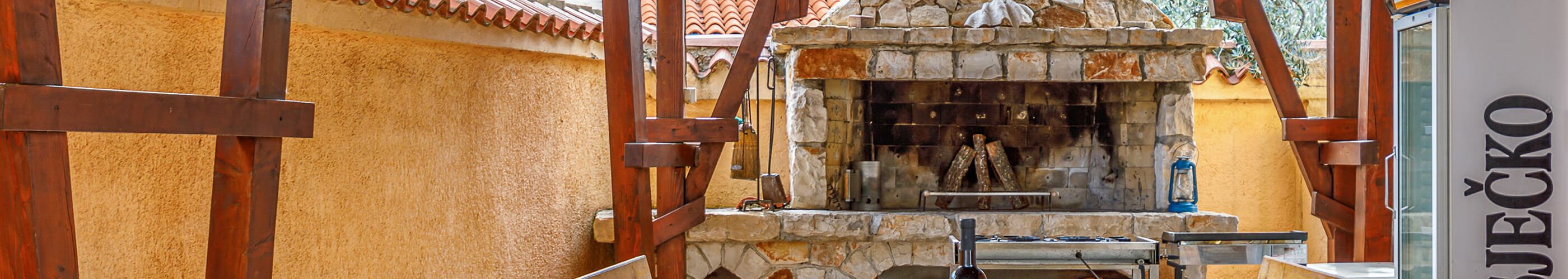 Ferienunterkunft mit Grill